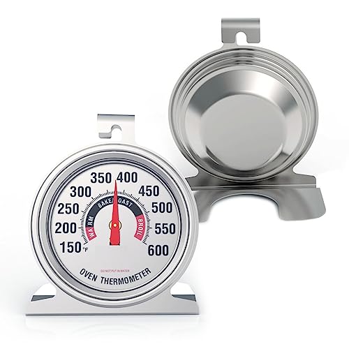 Efeng Large Dial Oven Thermometer for Gas & Electric Oven,Grill Cooking Safety Leave-in- NSF accurately Easy-to-Read Clearly Large Number Shows temperatures for Meat,Grilling or Cake Cooking Oven - Image 1