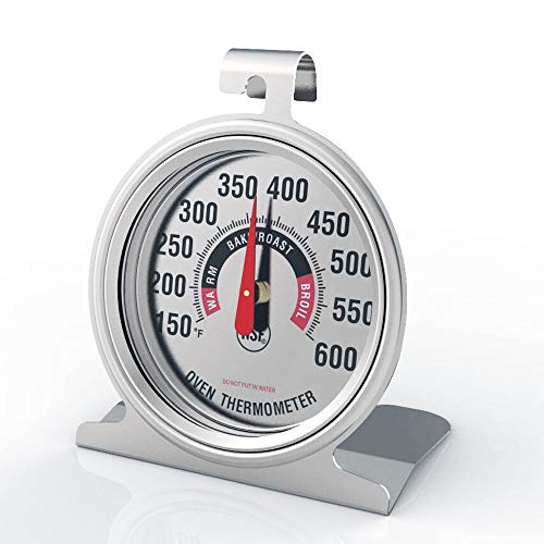 Efeng Large Dial Oven Thermometer for Gas & Electric Oven,Grill Cooking Safety Leave-in- NSF accurately Easy-to-Read Clearly Large Number Shows temperatures for Meat,Grilling or Cake Cooking Oven - Image 5