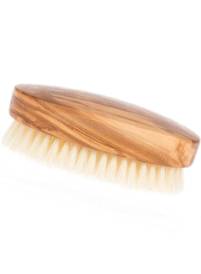 Fendrihan Men'S Olivewood Military Hairbrush With Extra Soft Light Bristles Made In Germany - Image 1
