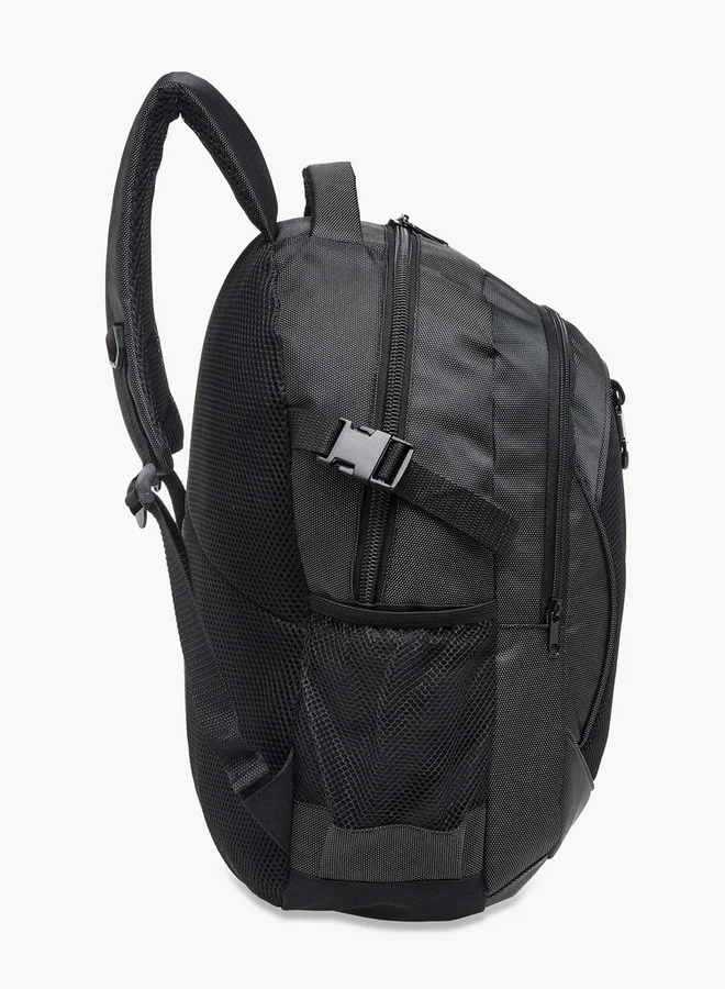 شو اكسبرس Boys Logo Print School Backpack with Adjustable Straps and Zip Closure - 12x31x43 cm