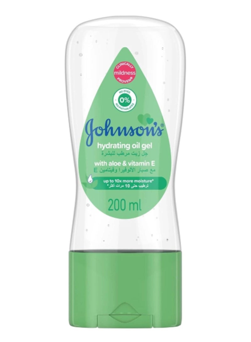 Johnson's Baby Hydrating Oil Gel With Aloe Vera & Vitamin E - 200 Ml