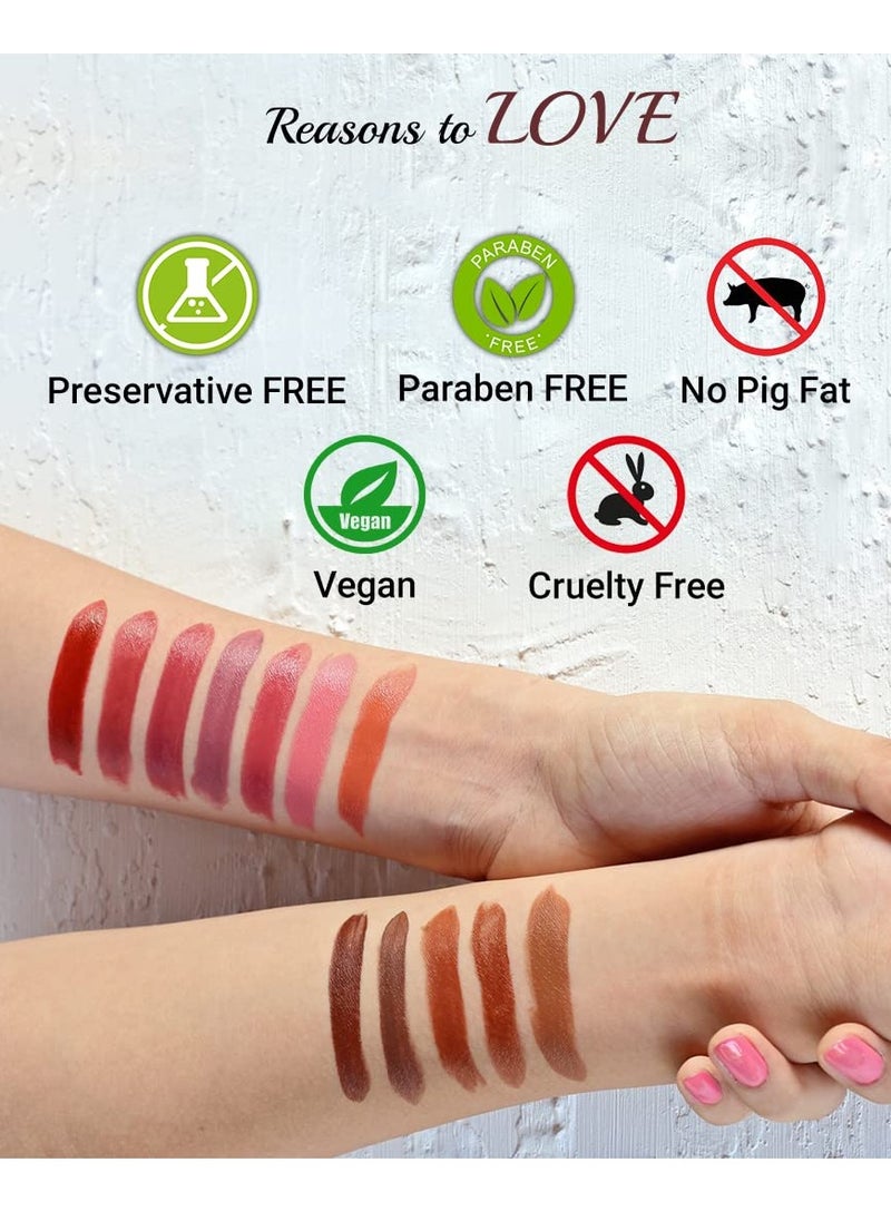 Iba Iba Long Stay Matte Lipstick Shade M03 Toffee Brown 4g  - Image 5