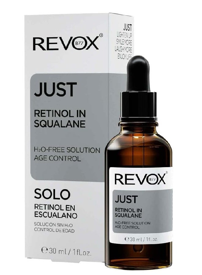 JUST Retinol in Squalane H2O - Free Solution Age Control 30ml
