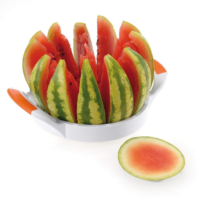 Westmark 12 Perfect Slices Large Stainless Steel Melon Slicer Jumbo White