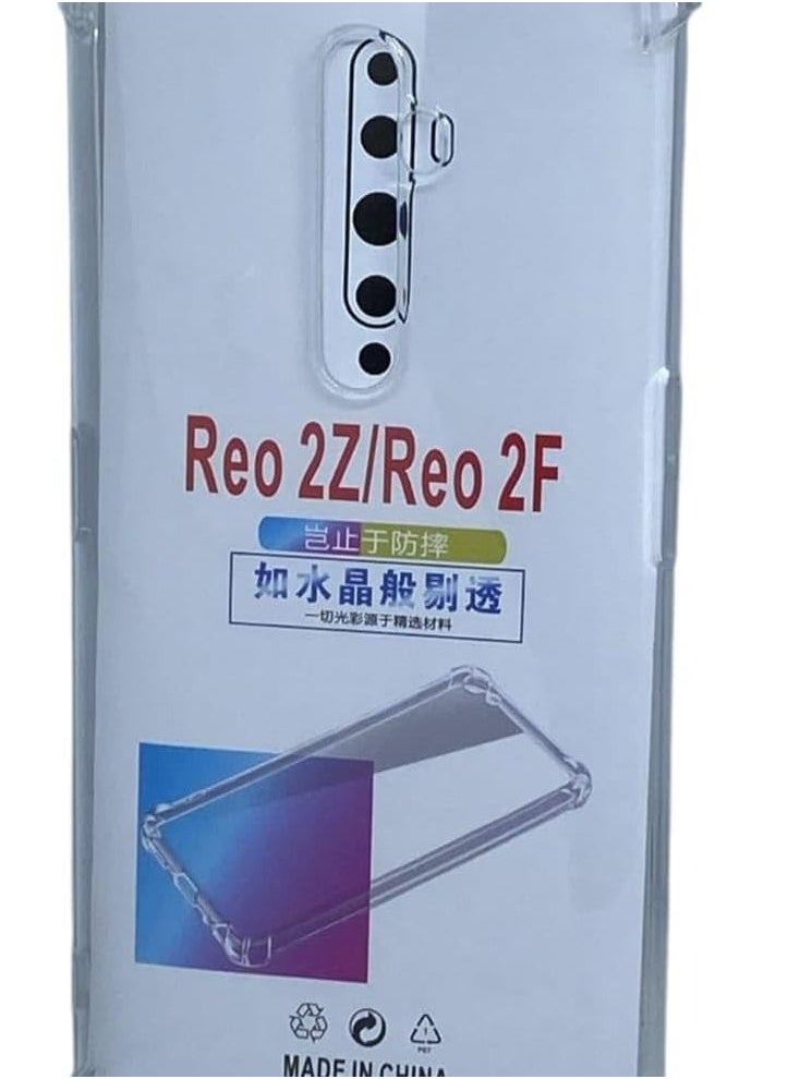 Generic - جراب كينج كونج مضاد للصدمات لهاتف Oppo reno 2F - شفاف شفاف - Image 1