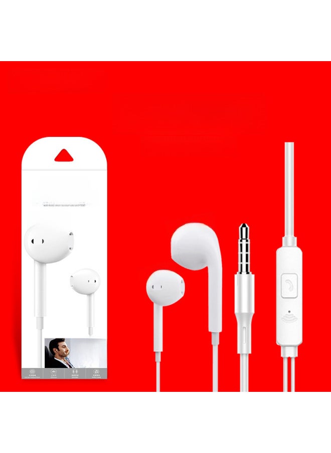 Generic - Semi-in-ear Headset Wired Headset Subwoofer For Apple Headset Huawei Mobile Phone 3.5mm Wire-controlled Headset-Color:611 Type-c (bare Metal) - Image 1