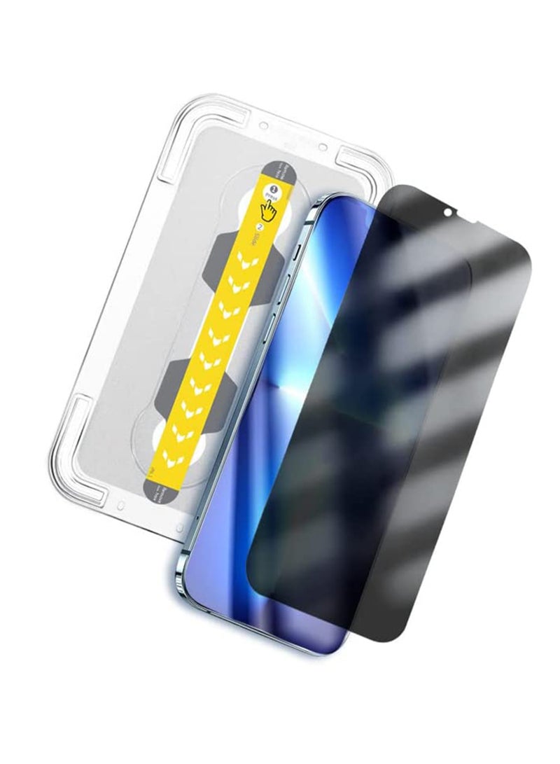 SYOSI Screen Protector Compatible with iPhone 13 Pro iPhone 13 with Easy Install Kit [Premium Tempered Glass] Kit Military Grade Tempered Glass Film Bubble Free Case Friendly Auto Alignment Kit - Image 1