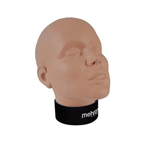 Mehron Makeup Practice Head Mannequin Head for Makeup Special FX Face Painting for Students - Image 3