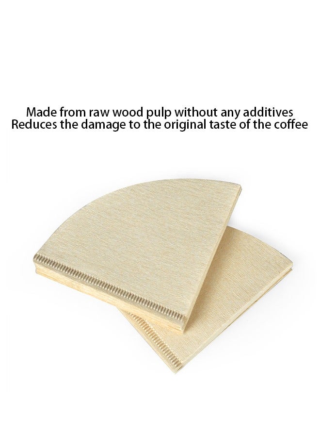 HaveDream Conical Coffee Filter Paper OPP Bag - 50 Pieces For 3-4 People  - Image 4