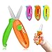 YPlus Safety Scissors for Kids 3Pcs Retractable Scissors for Toddler Craft Ages 35 24 13 Cute Small Art Crafts Cutting Tools - Image 3