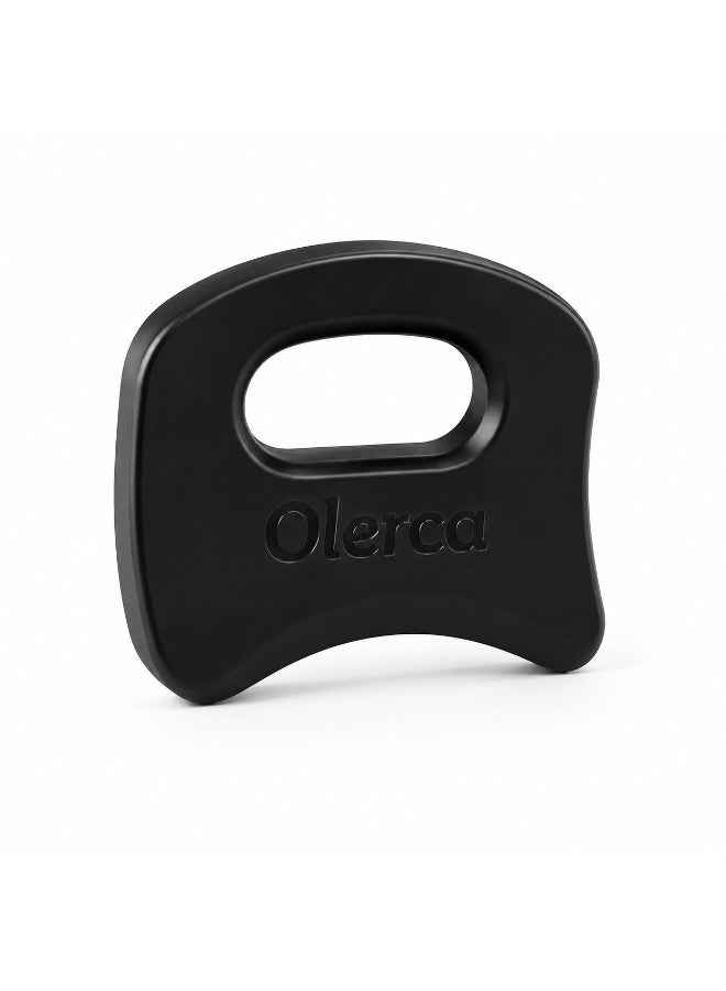 Olerca Black Massage Tool for Muscle Recovery & Deep Tissue Massage – Ergonomic Body Massage Tool for Knots, Gym Recovery, Relaxation & Body Care - Image 1