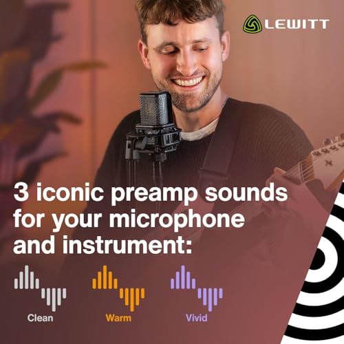 Lewitt Connect 2 Dual USB-C 2-in/ 2-out Audio interface with DSP, Mobile In and Out, 2 Mic Preamps, 2 Headphones Outputs, Loopback for Recording, Streaming & Podcasting - Mac/PC/iOS/iPadOS/Android - Image 5