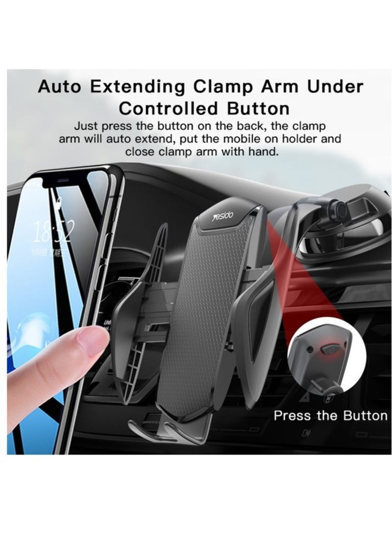 Yesido C99 Car Center Console Suction Cup Mobile Phone Navigation Holder (Black) - Image 3