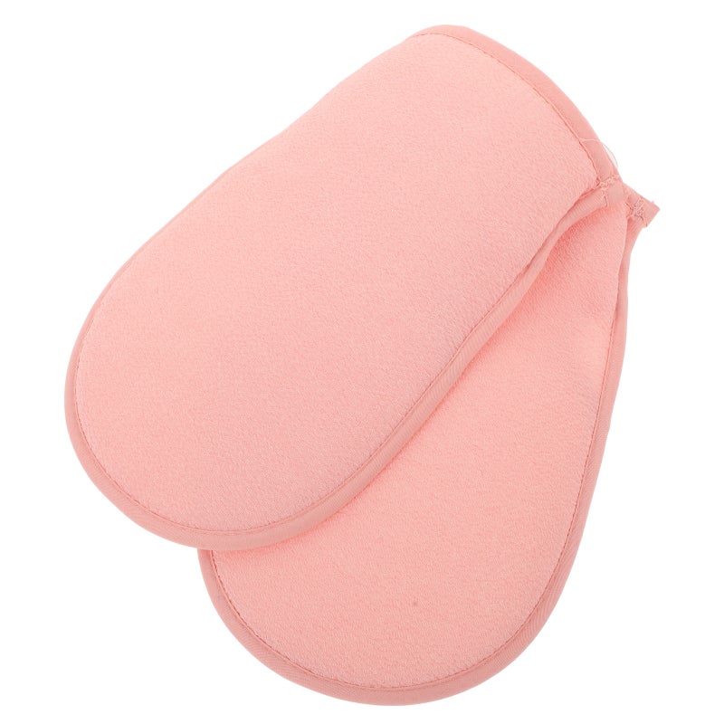 2pcs Bath Mitt Body Scrubber Deep Exfoliating Glove Double Sided Exfoliating Glove Bathing Glove Scrubbing Glove Body Mitt - Image 1