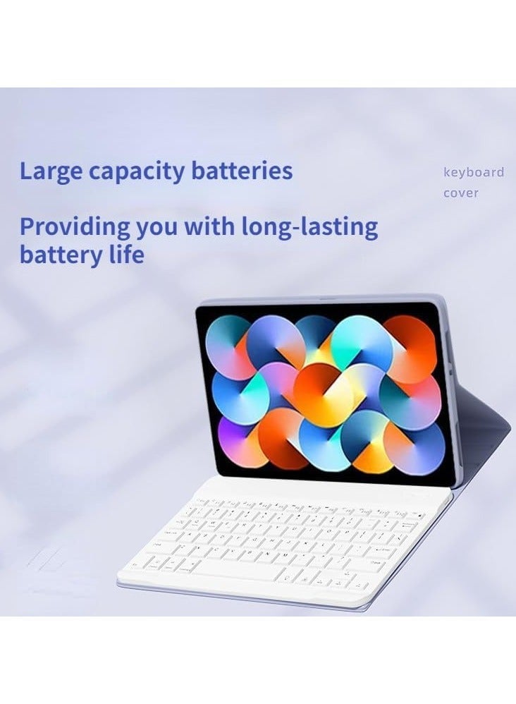 Keyboard Case Compatible with Xiaomi Mi Pad 6 / Pro 11 Inch 2023, Detachable Wireless Slim Leather Smart Cover Mouse - Image 4