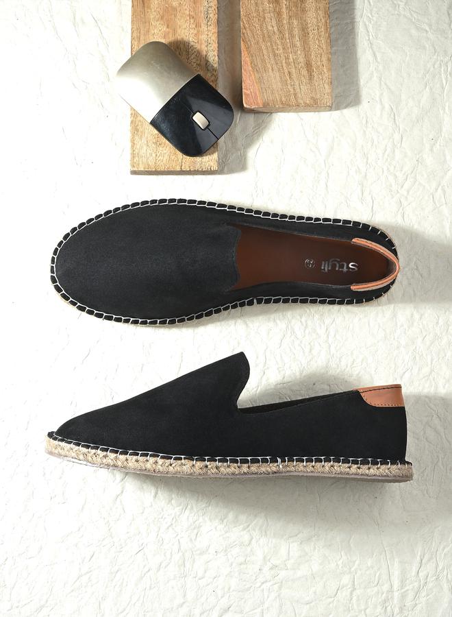 Styli Styli Contrast Stitch Detail Slip On Espadrilles  - Image 1