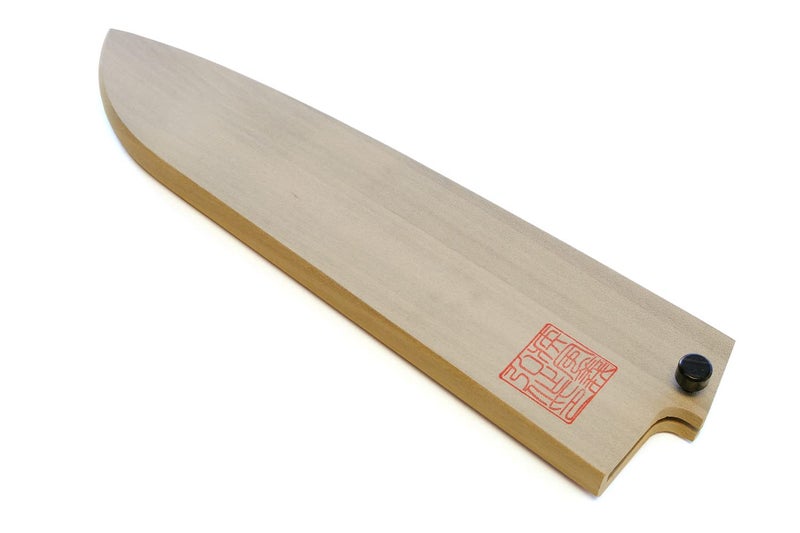 Yoshihiro Yoshihiro Natural Magnolia Wood Saya Cover Blade Protector for Santoku (180mm)7in  - Image 4