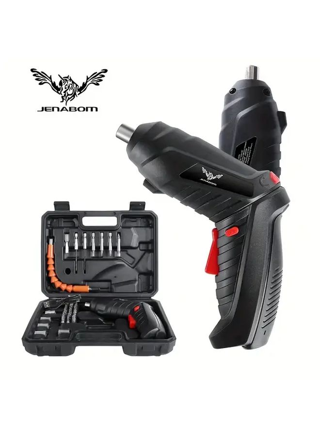 26Pcs Cordless Drill Set 3 6V Lithium Battery Household Maintenance Repair Tools - Image 5