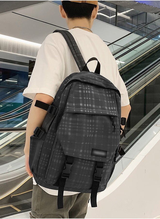 DUNISO Large Capacity Backpack Multifunction Casual Water Resistant Double Shoulder Lightweight School Bag Water-resistant Casual Daypack Bookbag Computer Backpack Business Durable Laptops Travel Backpacks for College Work Outdoor Travel  - Image 1