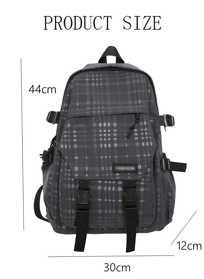 DUNISO Large Capacity Backpack Multifunction Casual Water Resistant Double Shoulder Lightweight School Bag Water-resistant Casual Daypack Bookbag Computer Backpack Business Durable Laptops Travel Backpacks for College Work Outdoor Travel  - Image 2