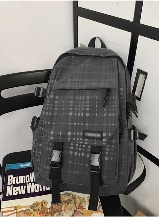 DUNISO Large Capacity Backpack Multifunction Casual Water Resistant Double Shoulder Lightweight School Bag Water-resistant Casual Daypack Bookbag Computer Backpack Business Durable Laptops Travel Backpacks for College Work Outdoor Travel  - Image 4