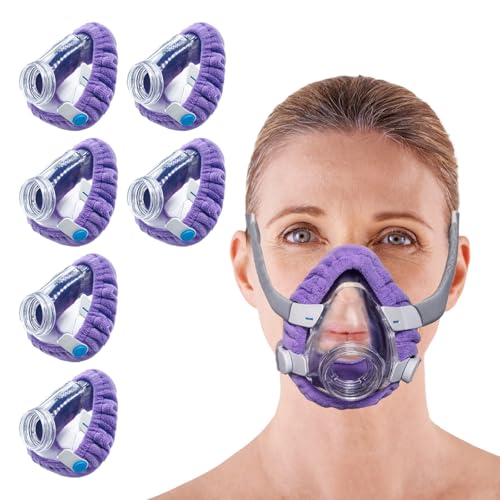 NATAKU 6-Pack Small CPAP Mask Liners Compatible with F20 Full Face Masks Cushion, Comfortable & Reusable Cushioned Mask Cushion Covers, Absorb Facial Oils and Moisture Bring You A Dry Sleep All Night - Image 1