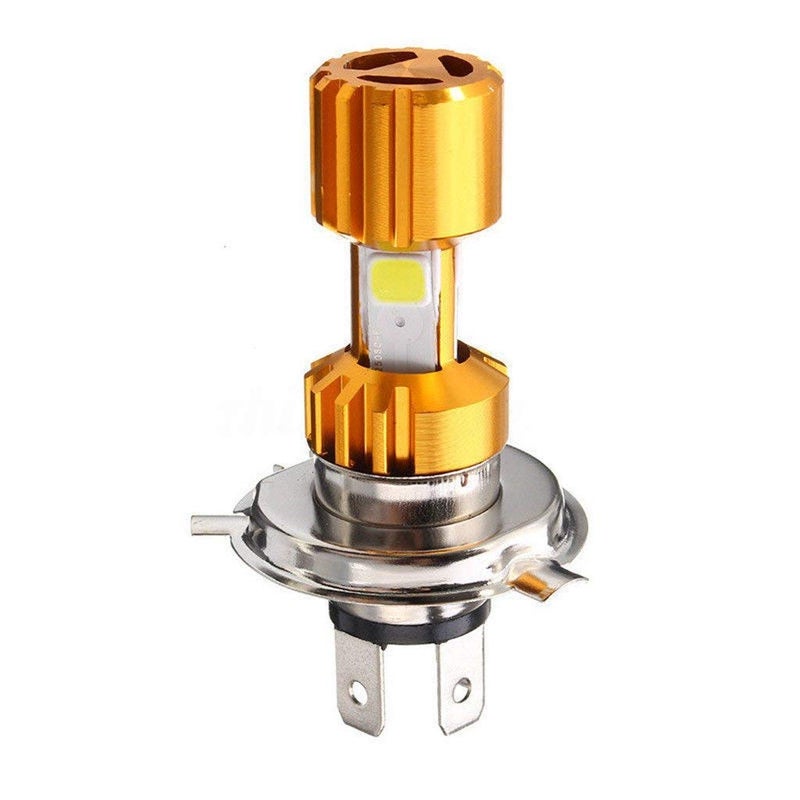 SPEDY H4 3COB Cree Motorcycle Golden COB LED Hi/Lo Beam Front Headlight Bulb For Yamaha SZ-R - Image 1