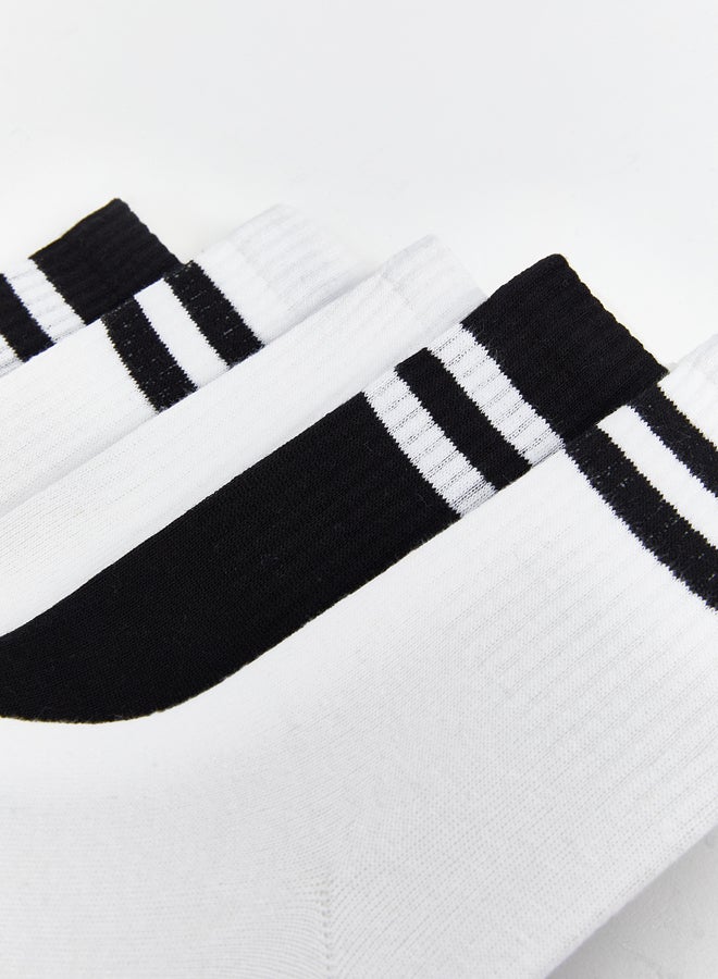 LC WAIKIKI Striped Women's Ankle Socks 5 Pack - Image 3