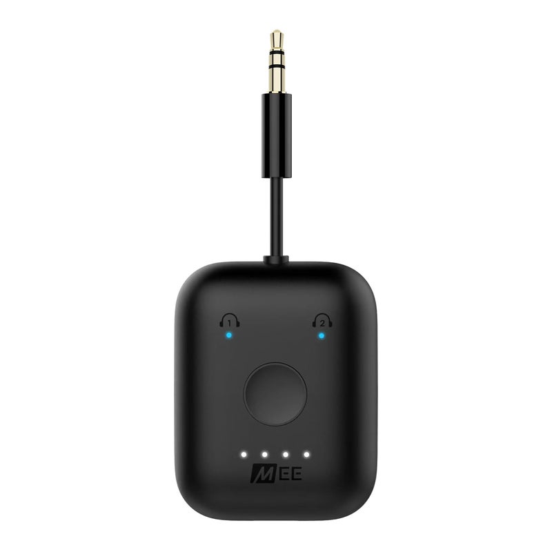 MEE Audio Connect Air inFlight Bluetooth Wireless Audio Transmitter Adapter for up to 2 AirPodsOther Headphones Works with All 35mm Aux Jacks on Airplanes Gym Equipment TVs Gaming Consoles - Image 2