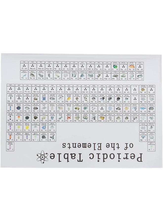 إيروريكس هدايا الجدول الدوري للعناصر ديكور المنزل عناصر الجدول الدوري عرض تعليمي أسود للطلاب والأطفال والمعلمين - Image 3