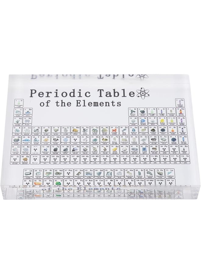 إيروريكس هدايا الجدول الدوري للعناصر ديكور المنزل عناصر الجدول الدوري عرض تعليمي أسود للطلاب والأطفال والمعلمين - Image 5