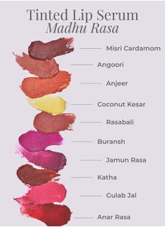 Forest Essentials Tinted Lip Serum Madhu Rasa Gulaab Jal | Natural Moisturizing Lip Tint for Women| Rose Red Tint| 2.2 g  - Image 4