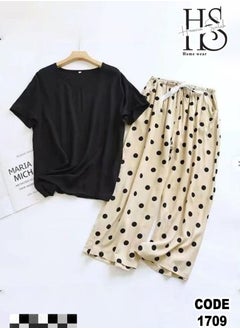 Generic Women's Summer Pajamas Casual Two-Piece One Size Code 1709 