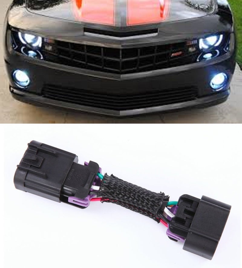 Muzzys 2010-2013 Chevrolet Camaro DRL + Headlights + Halos Harness Plug and Play Adapter Kit,Gain Control of your Daytime Running (Fog) Lights!