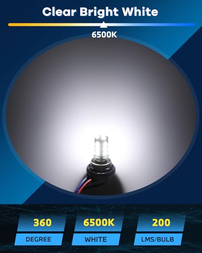 Alopee 12pcs 1142 LED Bulb DC 12 Volt 1076 LED Bulb for RV Bright White 1004 LED Bulb Double Contact Bayonet Socket RV Camper Lights Trailer Boat Lights 5050 18SMD - Image 4