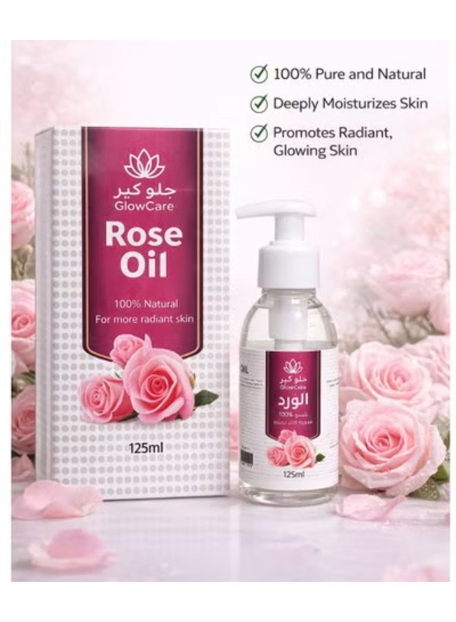 جلو كير زيت السعد طبيعى ونقى  125 ملي +زيت الورد الطبيعى لبشرة اكثر نضارة 125ملى - Image 3