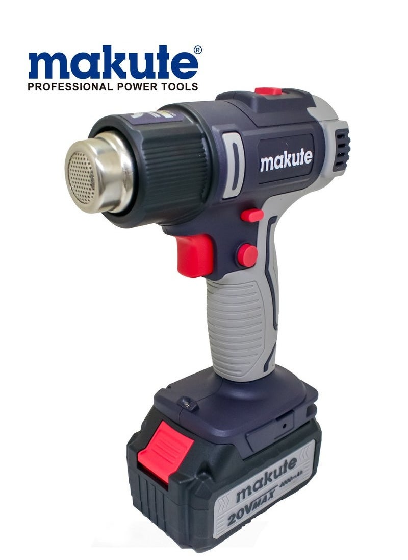 makute Cordless Heat Gun 20V With 1 Battery  - Image 1