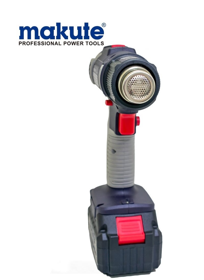 makute Cordless Heat Gun 20V With 1 Battery  - Image 3