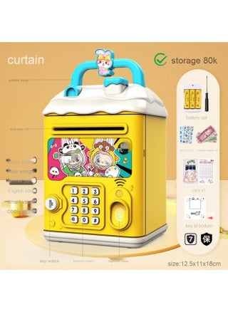 799-1/Yellow La Bu Bu Non-Charging Version {Multi-Functional Automatic Door Opening and Automatic Money Rolling} Comes with a Large Gift Package