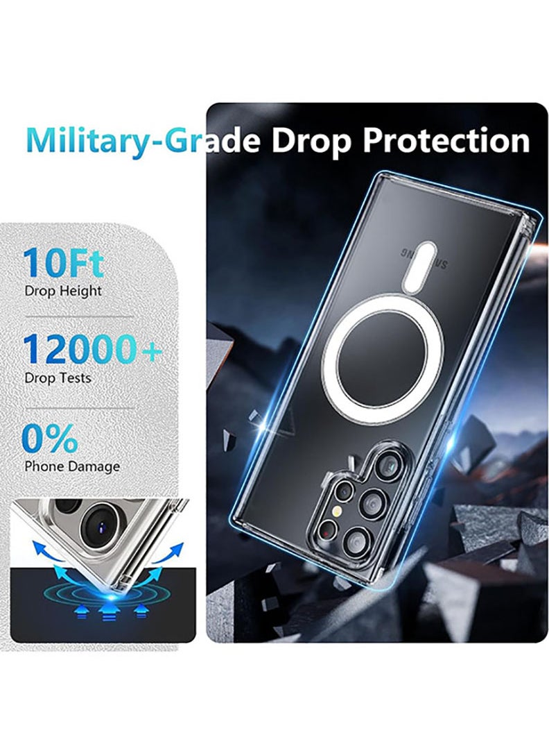 Theodor - Magnetic Case for Samsung Galaxy S24 Ultra 6.8-inch Compatible with MagSafe Wireless Charging, Shockproof Phone Bumper Cover Minnie - Image 1