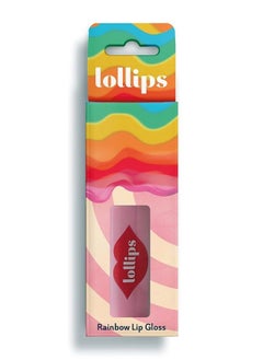 Snails Lollips Rainbow Swirl Lip Gloss for Girls from 3 Years Old Different Flavors Available - Safe for Kids 