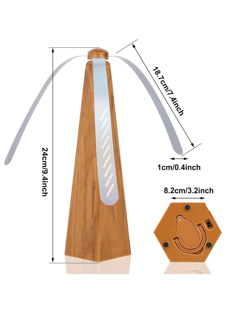 Fly Fans for Tables Indoor Outdoor Meal, 2 pcs Fan Picnic Restaurant Fan, Portable Table Keep Your Food Clean, Upgraded Keeps Flies Away - Image 5