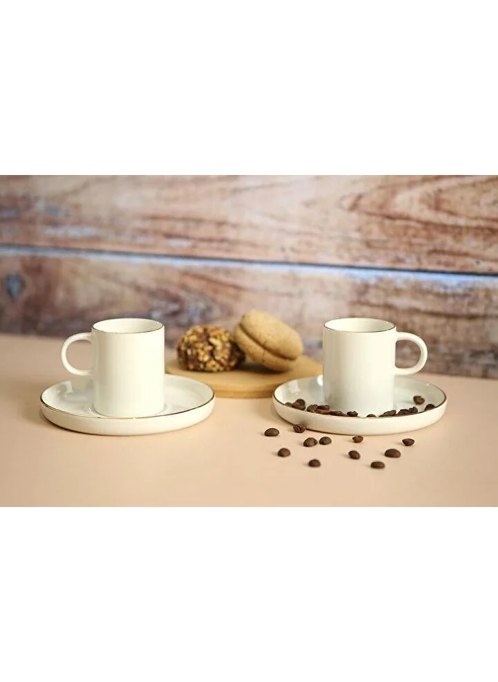 Porland Chopin Gold Gilt Coffee Set 4 Pieces