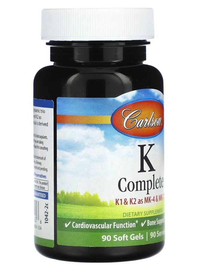 Carlson K Complete 90 Soft Gels - Image 2