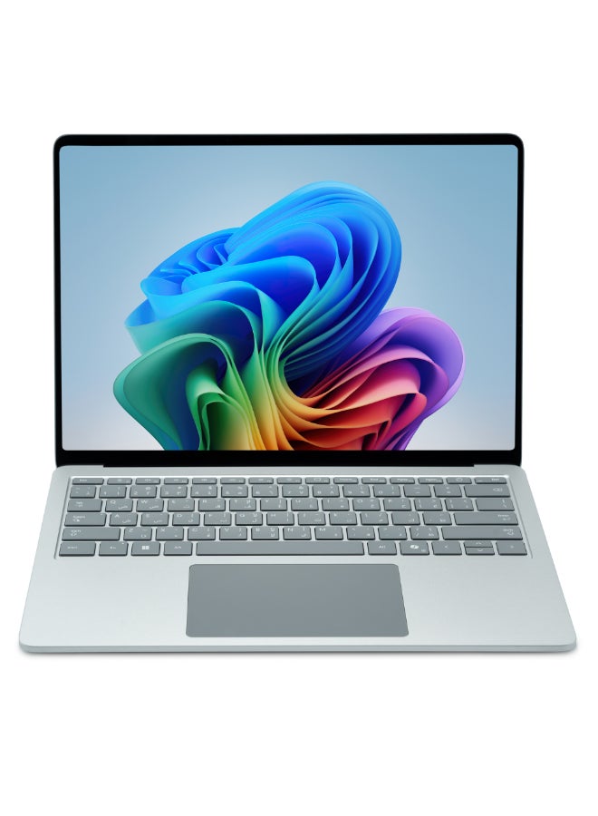 مايكروسوفت Surface Laptop Copilot+PC With 13.8 Inch 120Hz Touch Display, Snapdragon X2 Elite Processor/ 16GB RAM DDR5/ 512GB SSD/ Platinum - Image 1