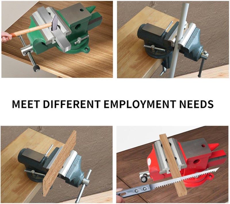 2Pcs Aluminium Vise Jaw Caps Smooth Serrated Covers Covers Protectors Metal Clamps Protectors Professional Technician - Image 5