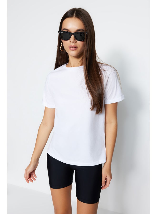 trendyol T-Shirt - White - Regular fit  - Image 3