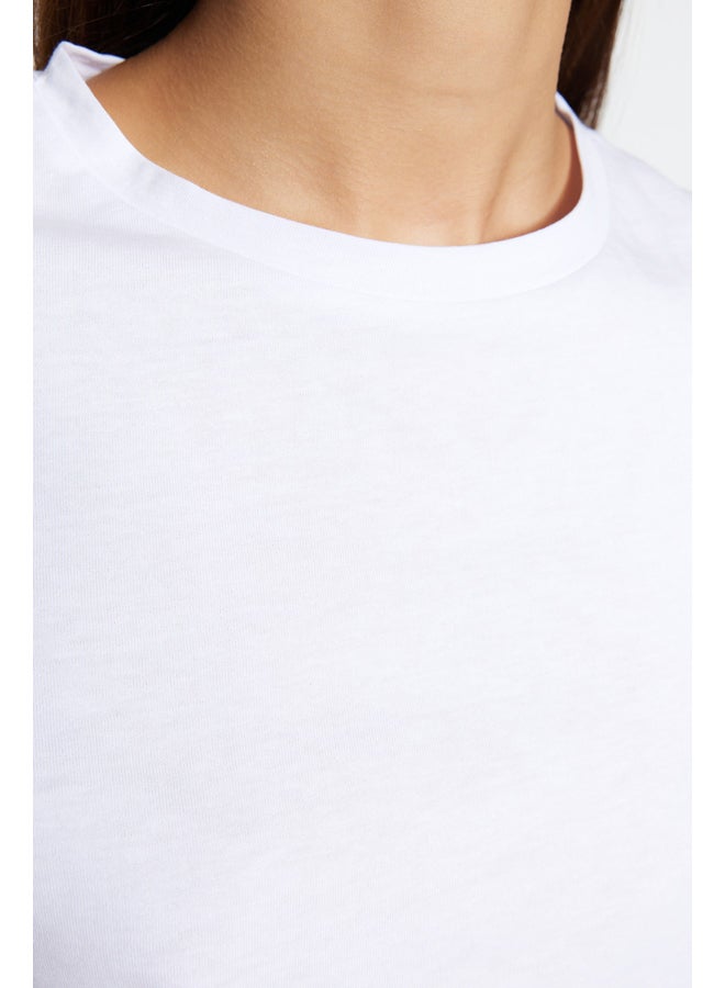 trendyol T-Shirt - White - Regular fit  - Image 4