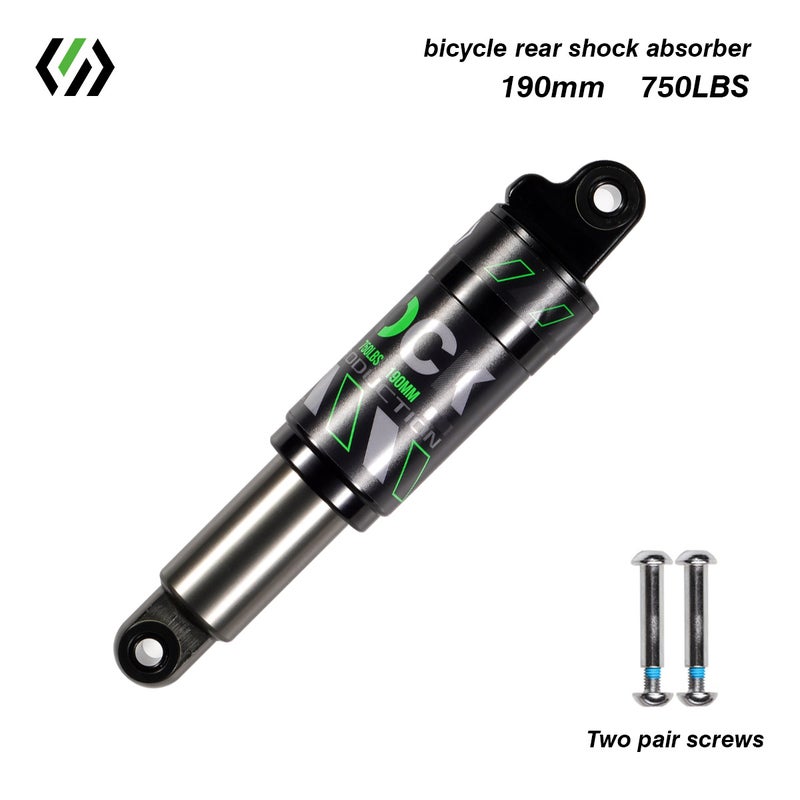 Chooee Bicycle Oil Spring Rear Liner Mountain Bike Aluminum Alloy Shock Absorber Folding Electric Car Oil Pressure Shock Absorber - Image 1