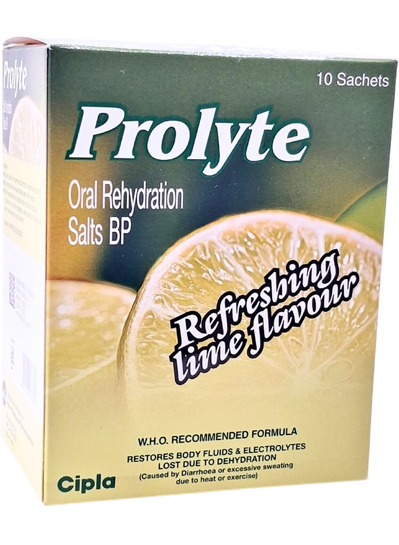 Cipla Prolyte Ors 21Gm Lemon Sachet 10'S